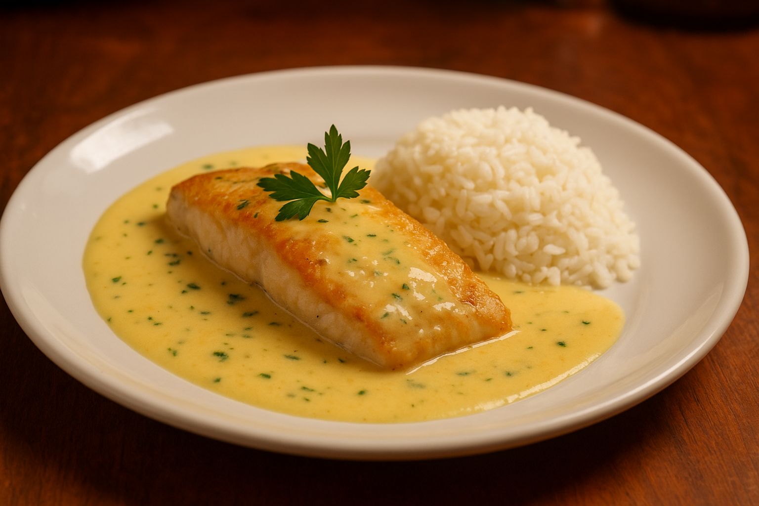 Filé de Peixe ao Molho Munier