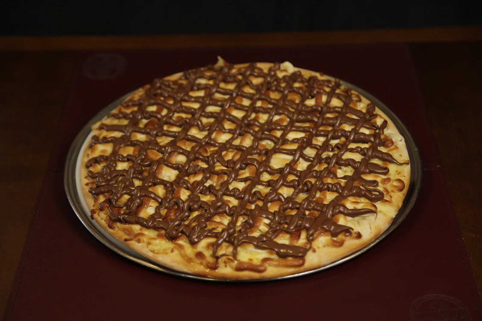 Pizza Banana com Chocolate