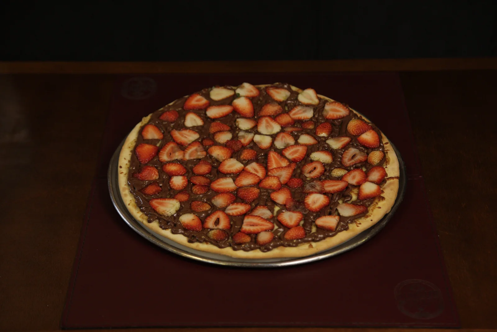 Pizza Chocolate com Morango