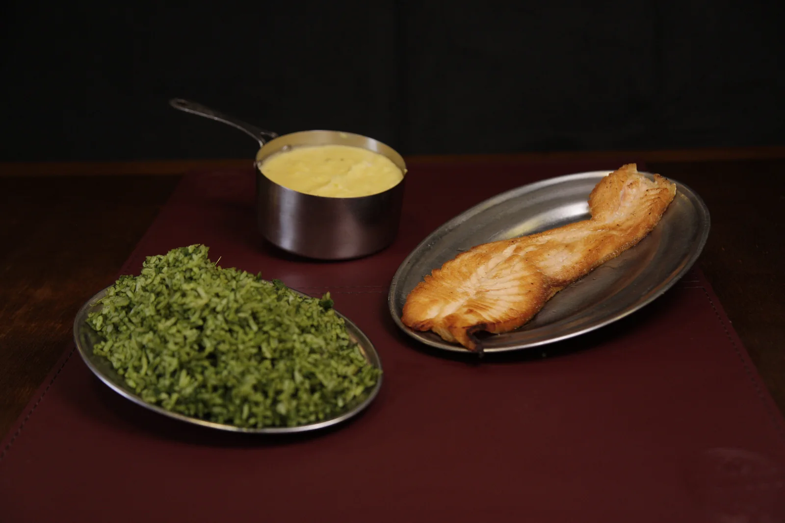 Salmão com Arroz de Brócolis