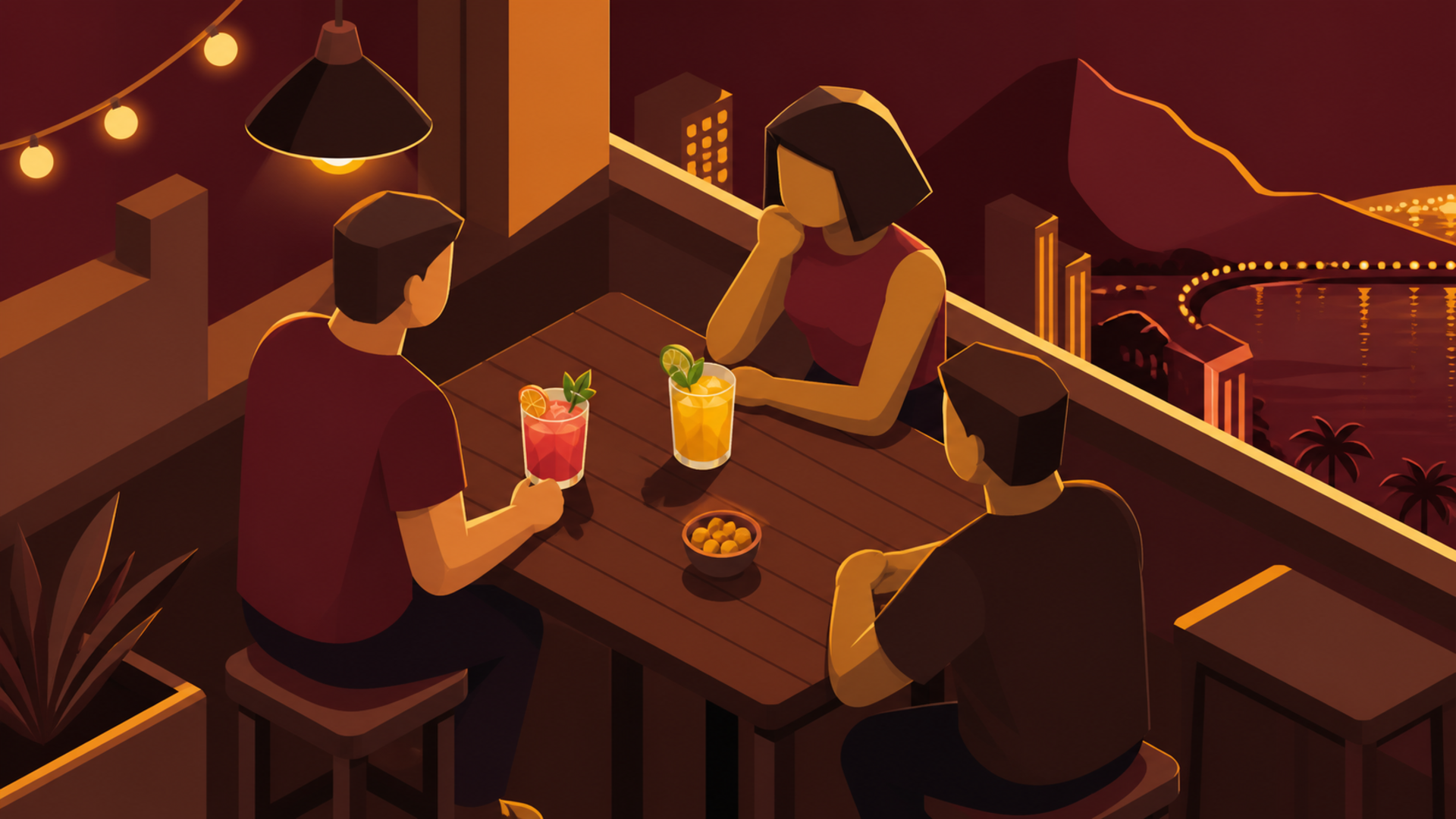 Drinks especiais no Flamengo: como organizar a quinta-feira